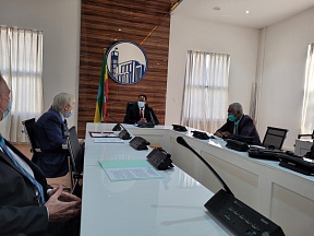 Ambassador of Russia to Ethiopia H.E. Mr. Evgeny Terekhin with a group of diplomats of the Embassy met with the members of the Foreign Relations and Peace Affairs Standing Committee