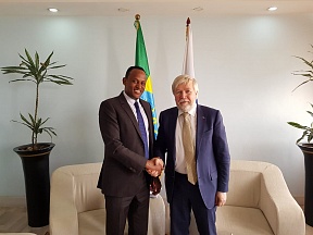 About the meeting of H.E. Mr. Evgeny Terekhin, Ambassador of Russia to Ethiopia, with H.E. Dr. Abraham Belay, new Minister of Innovation and Technology of FDRE