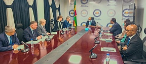 Deputy Minister of Science and Higher Education of Russia Konstantin Mogilevsky held talks with Minister of Education of Ethiopia Berhanu Nega on November 7, 2024, Addis Ababa