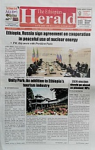 October 24, The Ethiopian Herald, "Ethiopia, Russia sign agreement on  cooperation in peaceful use of nuclear energy"