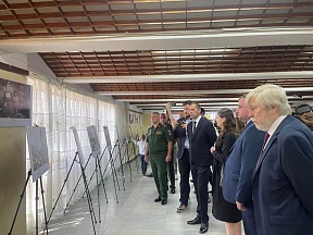 On the opening ceremony of the exhibition of works by the winners of the Andrei Stenin International Press Photo Contest