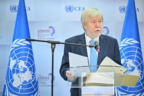 H.E. Ambassador of Russia to Ethiopia Evgeny Terekhin attended the International Translation Day celebration at UNECA Headquarters in Addis Ababa